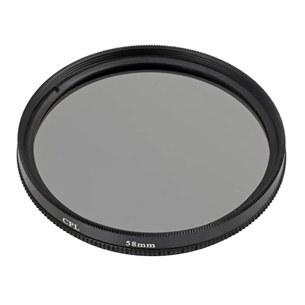 Ayex 58 MM CPL Yansıma Azaltıcı Metal Çerçeve Polarize Filtre - JTL3740