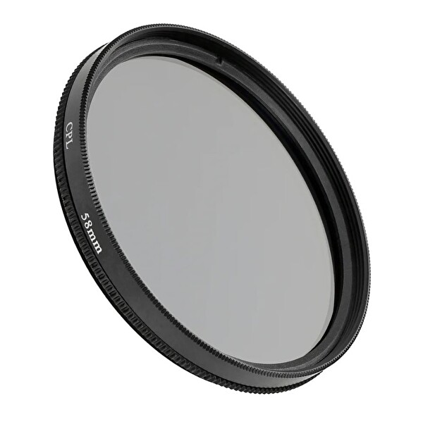 Ayex 58 MM CPL Yansıma Azaltıcı Metal Çerçeve Polarize Filtre - JTL3740