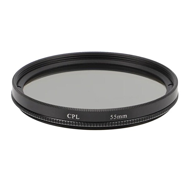 Ayex 55MM CPL Yansıma Azaltıcı Metal Çerçeve Polarize Filtre - JTL3739