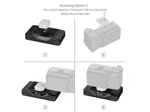 SmallRig 5248 Camera Base Battery Kit CB75