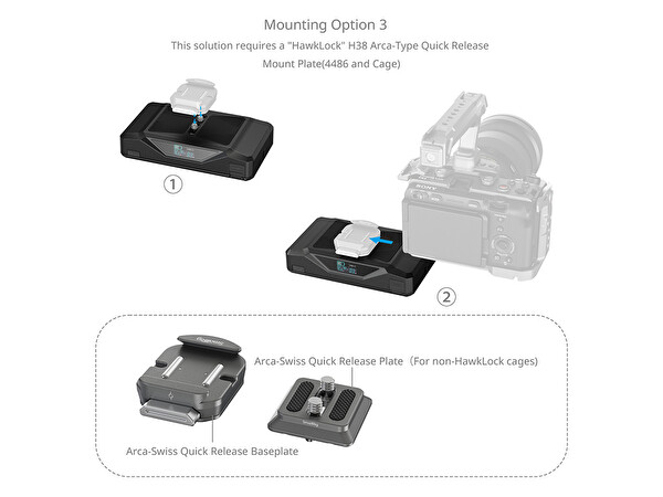 SmallRig 5248 Camera Base Battery Kit CB75