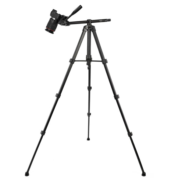 Ayex LT-460 JTL3672 90 Derece Yatay Orta Kolonlu Monopod Özellikli Fotoğraf Ve Video Uyumlu Tripod
