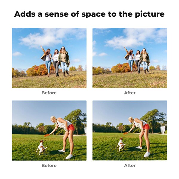 K&F Concept Magnetic Geniş Açı Filtresi ( DJI Osmo Pocket 3 Combo Uyumlu )