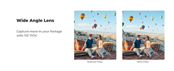 K&F Concept Magnetic Geniş Açı Filtresi ( DJI Osmo Pocket 3 Combo Uyumlu )