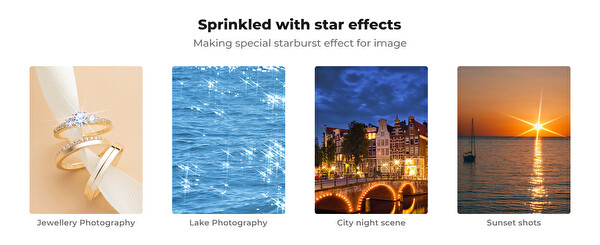 K&F Concept Magnetic Star Filter 6 Points ( DJI Osmo Pocket 3 Combo Uyumlu )