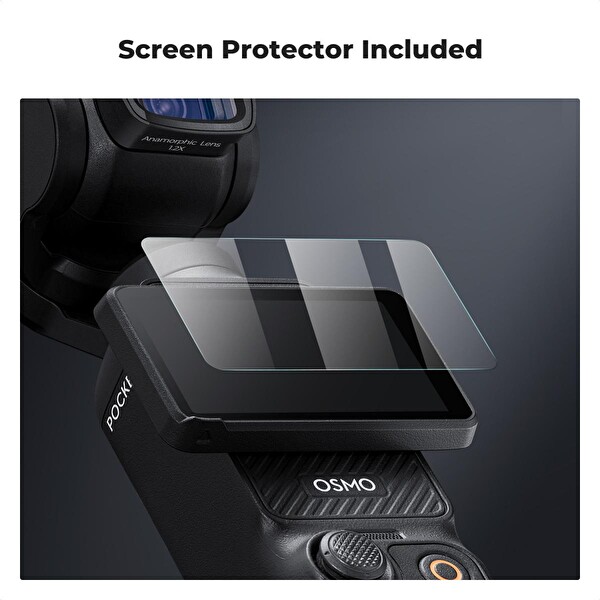 K&F Concept Magnetic 1.2X Anamorfik Lens ( DJI Osmo Pocket 3 Combo Uyumlu )