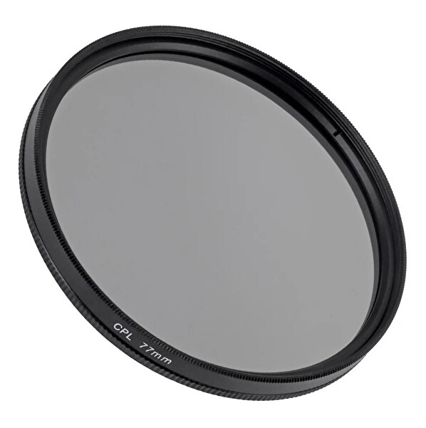 Ayex 77 MM CPL Polarize Filtre - Circular Polarizer Yansıma Önleyici Lens Filtresi