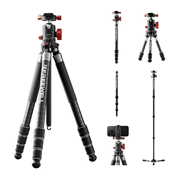 Freewell FW-T2 Real Multi-Tripod 5-in-1 Tripod – 5 Fonksiyonlu Profesyonel Fotoğraf/Video Tripodu