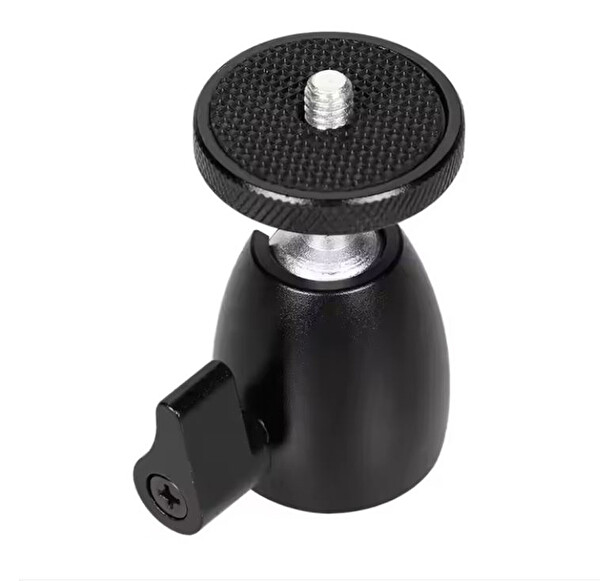 Ayex AX-BH01 Mini Top Başlı Tripod Kafası – Stabil ve Esnek Açı Ayarlı Ball Head
