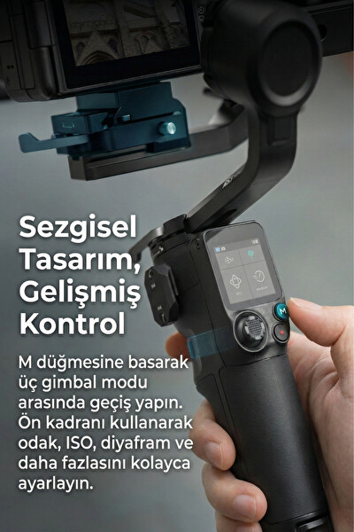 DJI RS-3 Mini Hafif Profesyonel 3 Eksen Stabilizatör Gimbal
