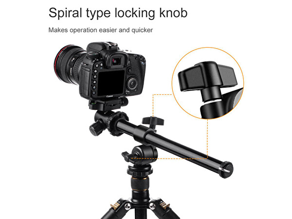 K&F Concept Çok Açılı Dönebilen Tripod Merkez Kolu
