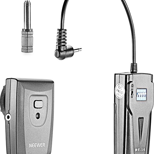 Neewer RT-16 Kablosuz Flaş Tetikleyici Seti Verici - Alıcı 2.4GHz