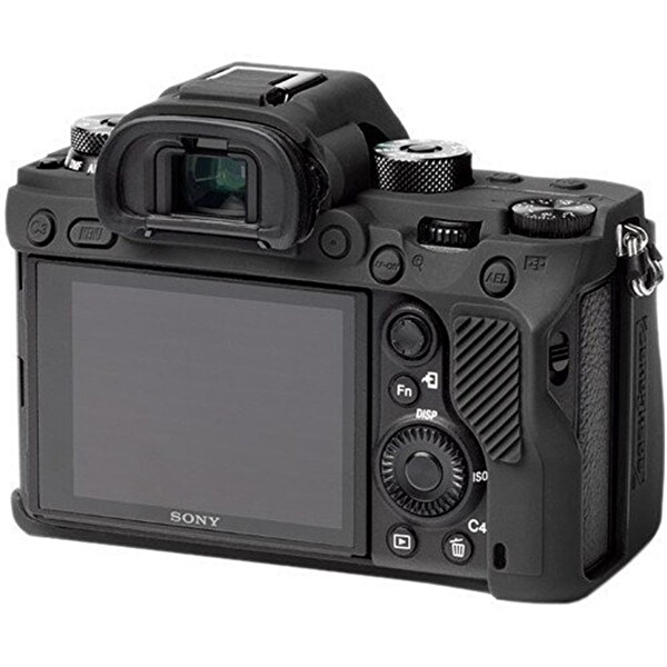FC Sony A9 - A7 III - A7R III Uyumlu Silikon Fotoğraf Makinesi Koruma Kılıfı - Siyah