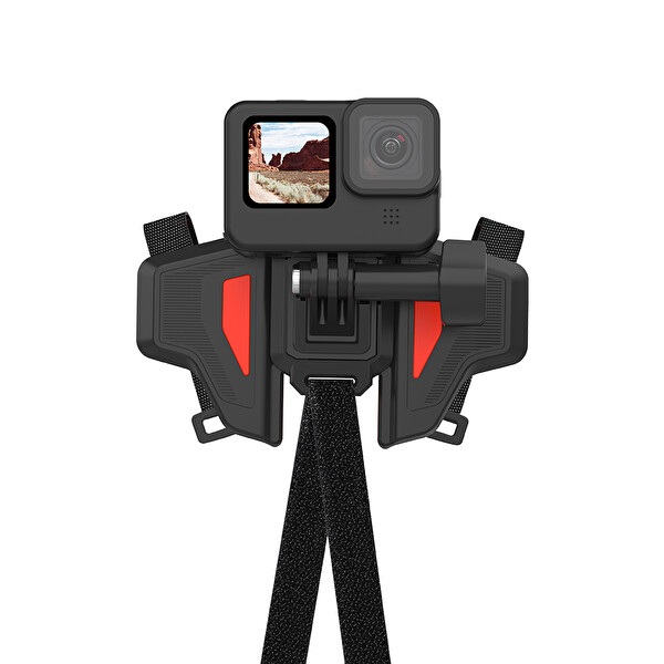 Ayex Telesin GP-HBM-MT2 Helmet Chin Mount Aksiyon Kamera Uyumlu Kask Çene Montaj Aparatı
