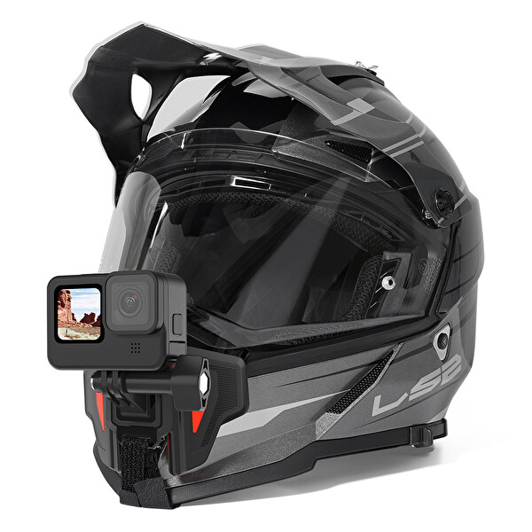 Ayex Telesin GP-HBM-MT2 Helmet Chin Mount Aksiyon Kamera Uyumlu Kask Çene Montaj Aparatı