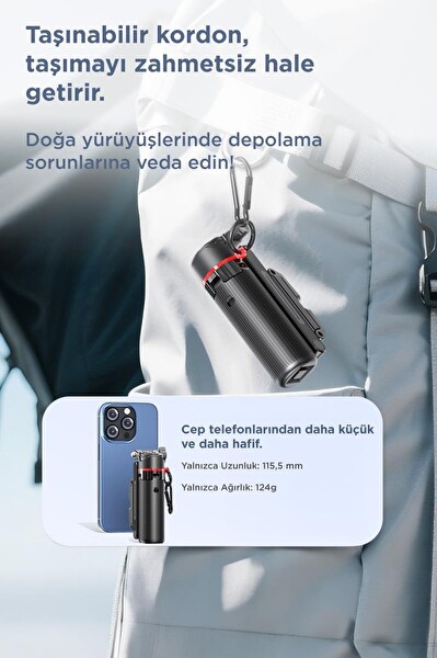 Torima L10 Çok Amaçlı 360 Derece Kumandalı Selfie Çubuğu Tripod - Siyah