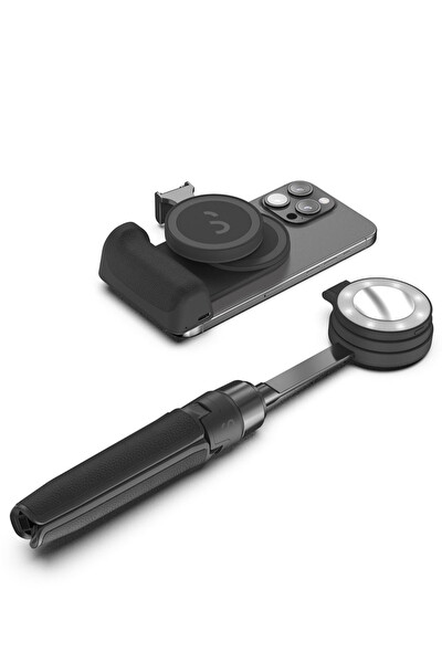 ShiftCam SnapGrip MagSafe Powerbankli Fotoğraf Video Vlog Çekim Seti Akıllı Telefon Uyumlu Midnight