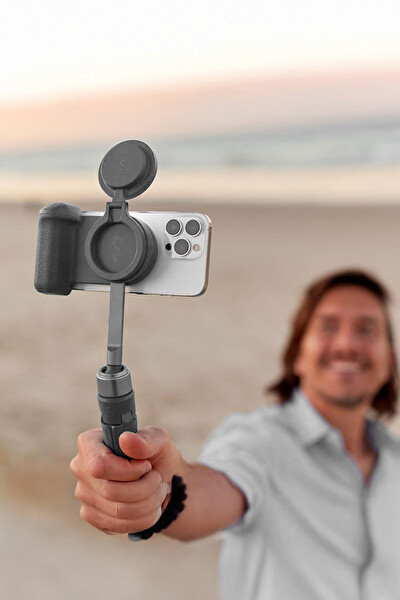 ShiftCam SnapGrip MagSafe Powerbankli Fotoğraf Video Vlog Çekim Seti Akıllı Telefon Uyumlu Midnight