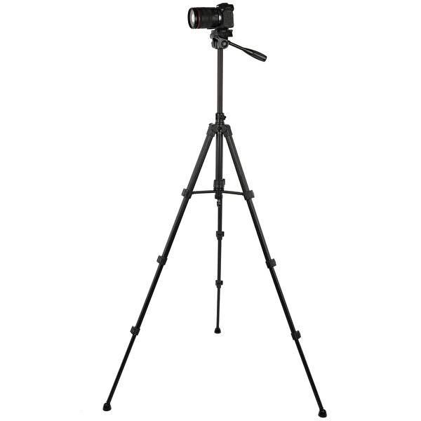 Ayex LT-450 Tripod 160CM 5KG Taşıma Kapasiteli 1380G Alüminyum - ABS Kamera Tripodu Taşıma Çantalı