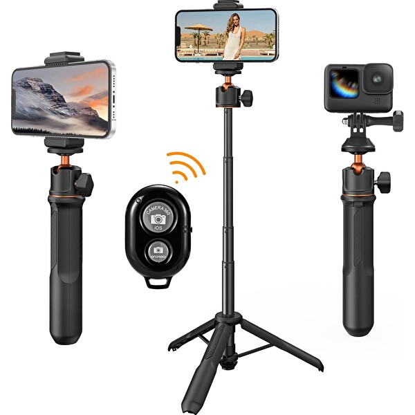 Airfel K&F Concept 60 CM Selfie Çubuğu - Tripod