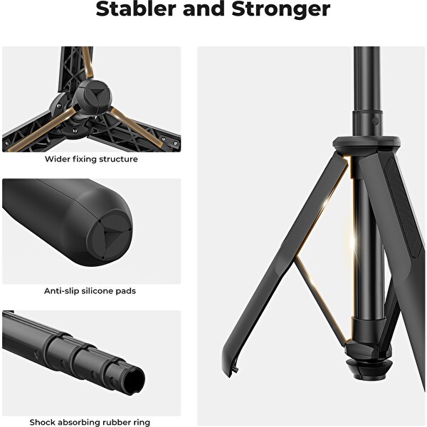 Airfel K&F Concept 60 CM Selfie Çubuğu - Tripod