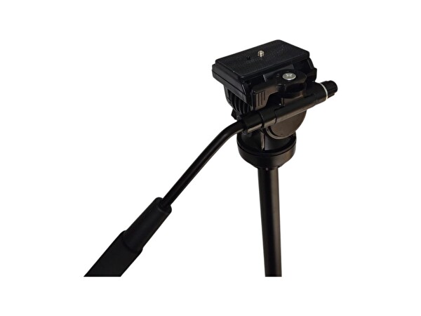 Ayex KH-2880 Tripod Kafa 360 Derece Pan Tilt Quick Release Plaka Metal Kollu Kamera Tripod Başlığı