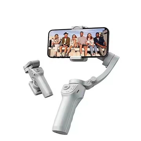 Çeşithane M01 3 Eksenli Stabilizer AI Yüz Takipli Telefon Sabitleyici Tripodlu Gimbal