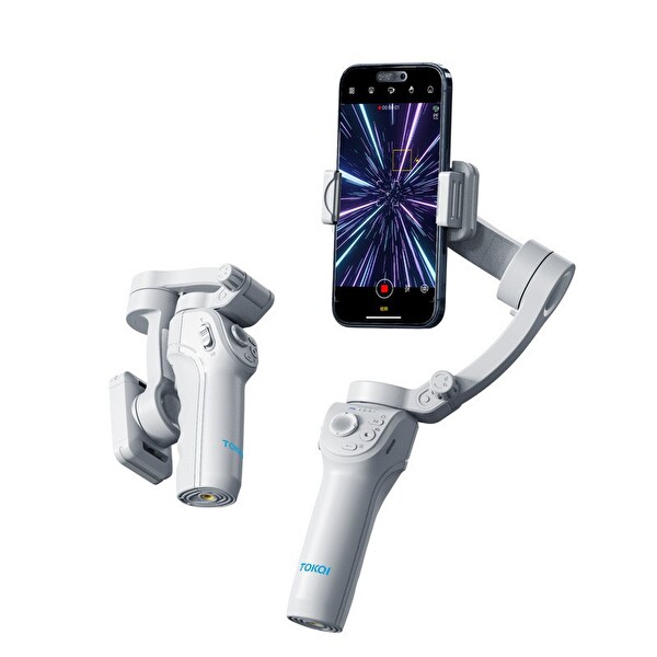 Çeşithane M01 3 Eksenli Stabilizer AI Yüz Takipli Telefon Sabitleyici Tripodlu Gimbal
