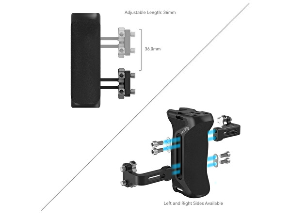 SmallRig 4015 Evrensel İki Taraflı Kullanılabilen Yan Tutamak