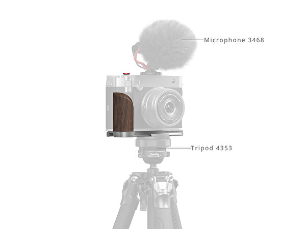 SmallRig 5265 Fujifilm GFX100RF için Gümüş L-Braket