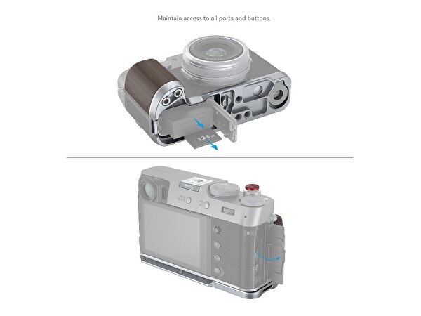 SmallRig 4804 Fujifilm X100VI L-Braket Gümüş