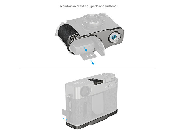 SmallRig 5217 Fujifilm X-Half Gümüş L Braket