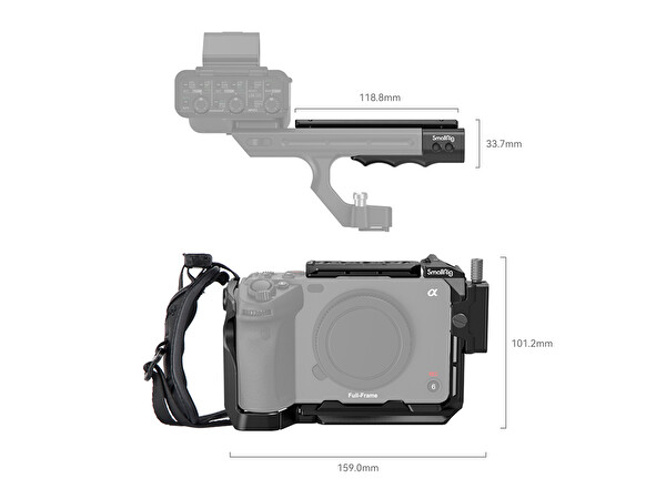 SmallRig 4184 Sony FX30 - FX3 Uyumlu Kafes Kiti