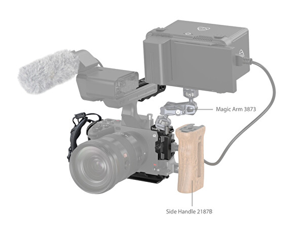 SmallRig 4184 Sony FX30 - FX3 Uyumlu Kafes Kiti