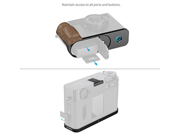 SmallRig 5224 Fujifilm X-Half Siyah L Braket