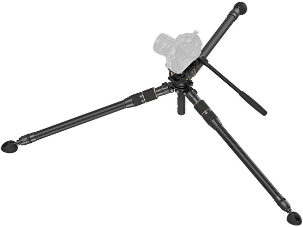 SmallRig 4643 CT195 FreeBlazer 5 KG Taşıma Kapasiteli Karbon Fiber Video Tripodu 150 CM Maksimum Uzunluk