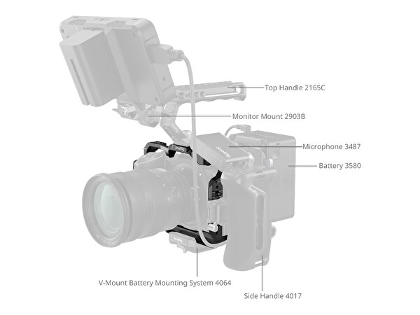 SmallRig 4519 Nikon Z6 III Uyumlu Kamera Kafesi