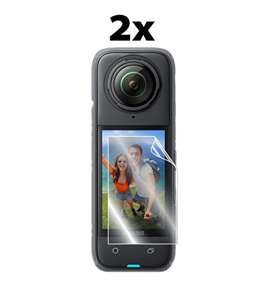 IPG Insta360 X4 360 Action Kamera ile Uyumlu HydroGel Ekran Koruyucu 2 Adet