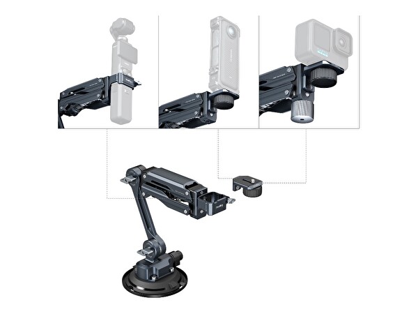 SmallRig 5123 Osmo Pocket GoPro Insta360 Uyumlu Sarsıntı Önleyici Sistem Sabitleyici -Tripod