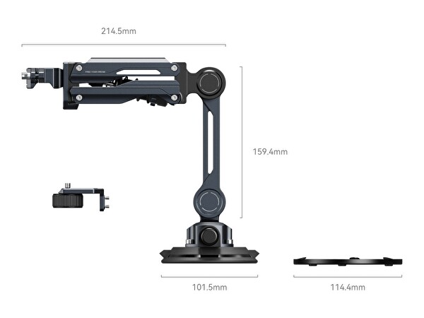 SmallRig 5123 Osmo Pocket GoPro Insta360 Uyumlu Sarsıntı Önleyici Sistem Sabitleyici -Tripod