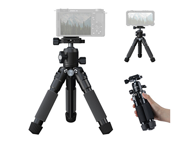 SmallRig 5470 VT-20 Pro 3 KG Taşıma Kapasiteli 53.8 CM Maksimum Yükseklik Masaüstü Tripodu