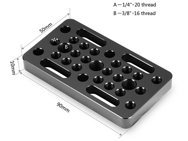 SmallRig 1598 Cheese Plate Evrensel Montaj Aparatı