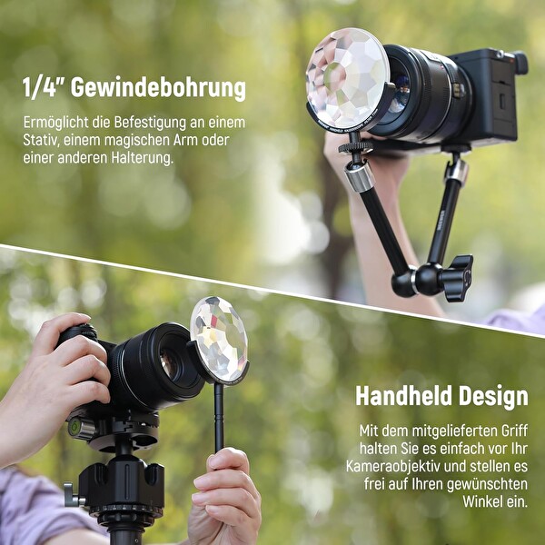 Neewer NWR-KLDS-77 El Tipi 77MM Kaleydoskop Efekt Filtresi