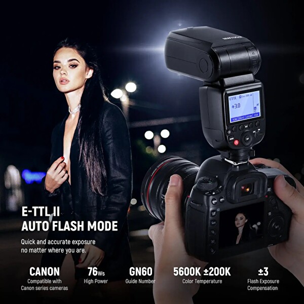 Neewer NW700-N Nikon Uyumlu TTL Tepe Flaşı
