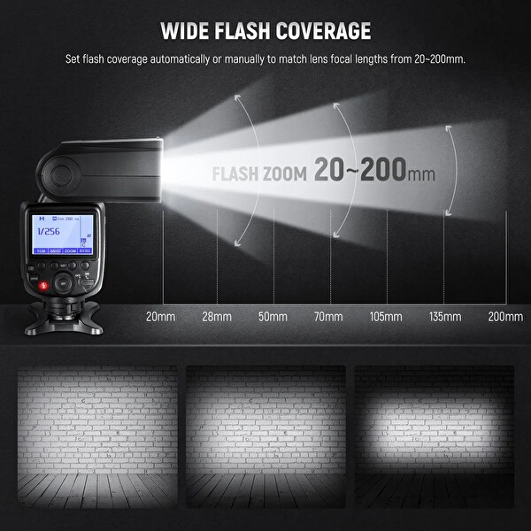 Neewer NW700-C Canon Uyumlu TTL Flaş 1/8000s HSS Speedlite GN60