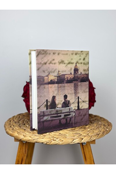 Rabsev Fotoğraf Albümü 10x15 CM 200 Fotoğraf Kapasiteli Renkli Aşk Desenli Anı Albümü