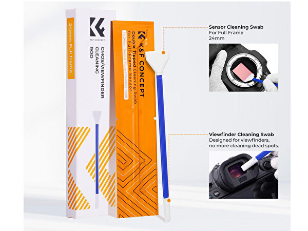 K&F Concept Full-Frame 5'li Sensör Temizlik Çubuğu KF08.076