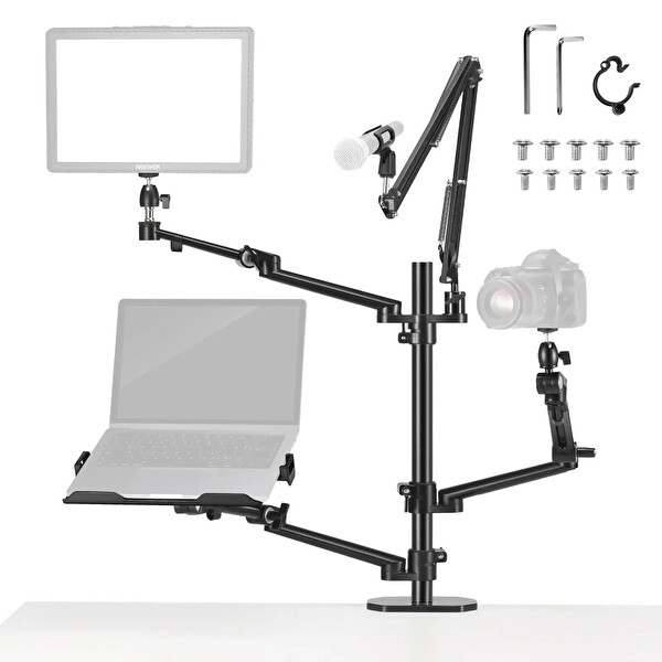 Neewer DS007 Dört Kollu Masaüstü Yayıncı Standı
