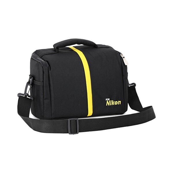 Rabsev Nikon Uyumlu DSLR Fotoğraf Makinesi Omuz Çantası D90 D80 D300 D200 D100 D610 D600 D4