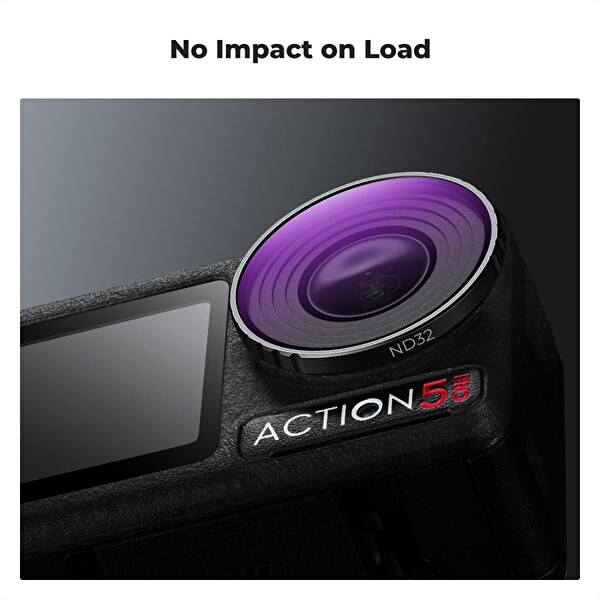 K&F Concept DJI Osmo Action 4-5 Pro uyumlu Lens Filtresi CPL-ND8-ND16-ND32-ND64-ND256